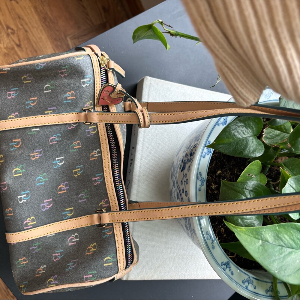 Dooney & Bourke Multicolor Logo Shoulder Bag